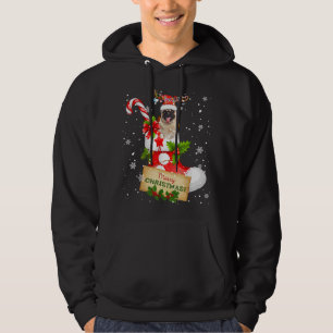 God jul Julafton Ljus Santa Reindeer Pug in Hoodie
