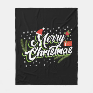 God jul - juldesign fleecefilt
