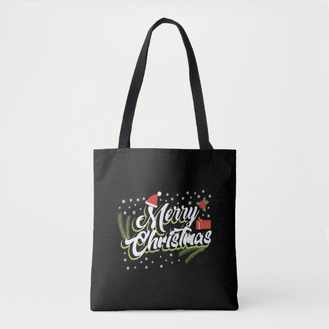 God jul - juldesign tygkasse (Framsida)
