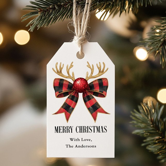 God jul Julfest Presentetikett (Skapare uppladdad)