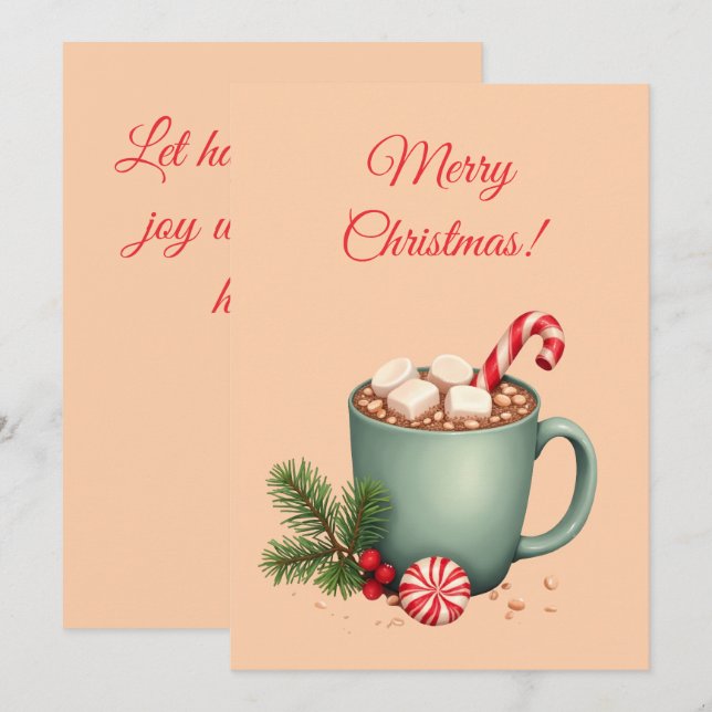 God jul! Julgåva. Julkort. Spara Datumet (Fram/baksida)