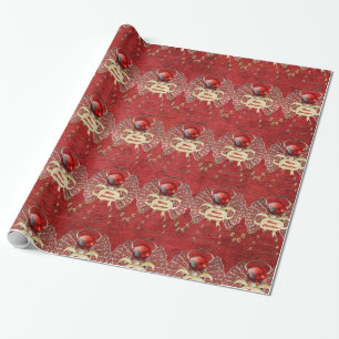 God jul - Julgel - Röd Presentpapper