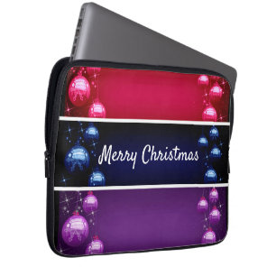 God Jul Julglödlampsor Elektronikpåse Laptop Fodral