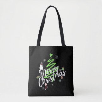 God jul, Julgran, julen Snögubbe Tygkasse