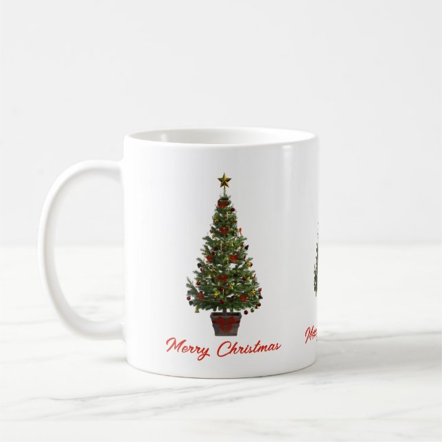 God jul. Julgran Kaffemugg (Vänster)