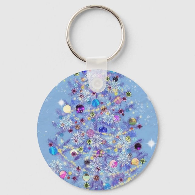 GOD JUL - JULGRAN NYCKELRING (Framsida)