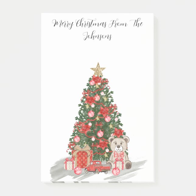 God jul Julgran Post-it Block (Framsida)