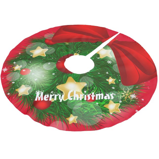 God jul julgransmatta borstad polyester (Vinklad)