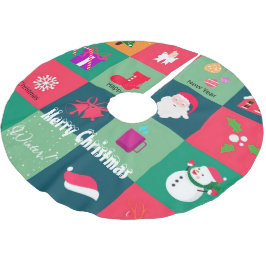 God jul julgransmatta borstad polyester