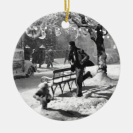 God jul julgransprydnad keramik