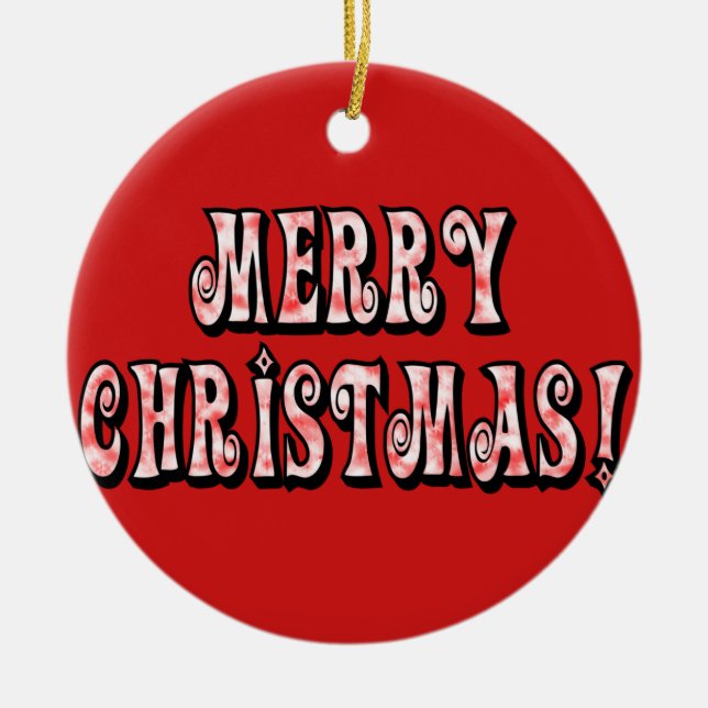 God jul! julgransprydnad keramik (Framsidan)