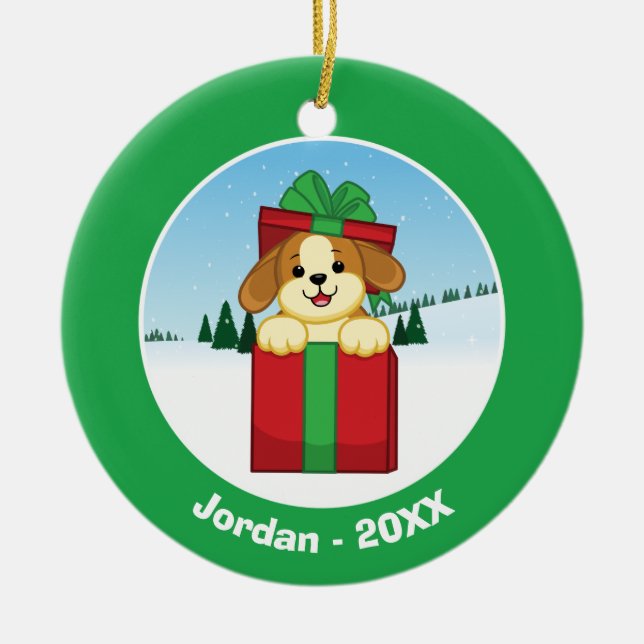 God jul! julgransprydnad keramik (Framsidan)