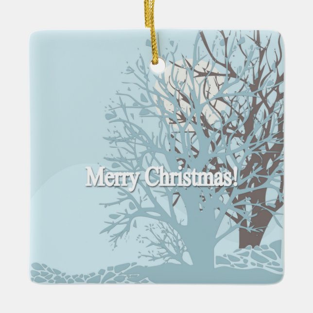 God jul! julgransprydnad keramik (Framsida)