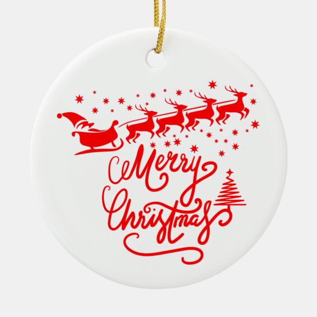 GOD JUL JULGRANSPRYDNAD KERAMIK (Framsidan)