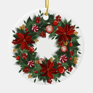 God jul julgransprydnad keramik