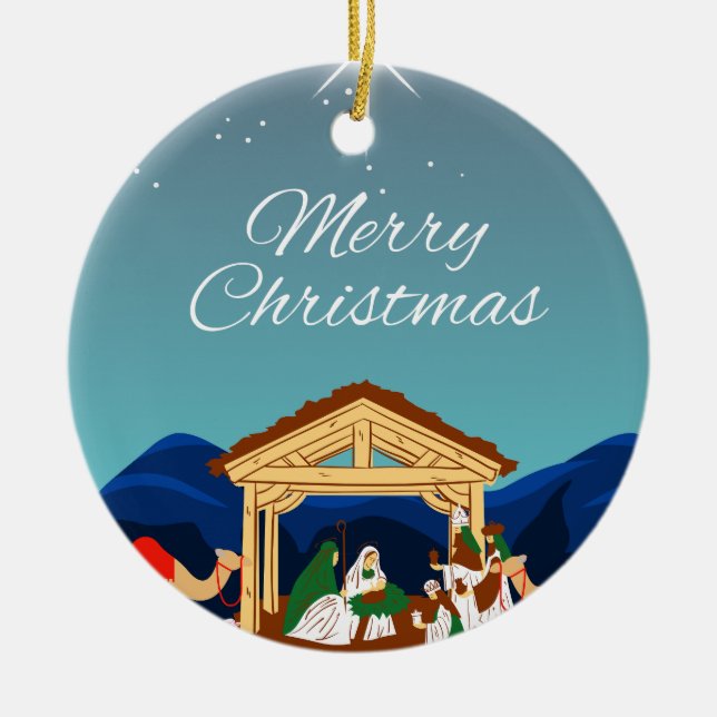 god jul julgransprydnad keramik (Framsidan)