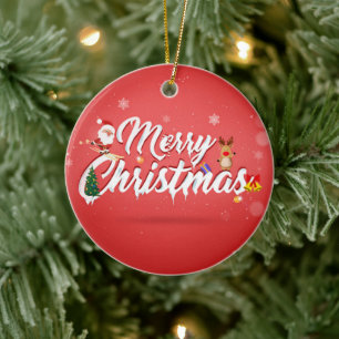 God jul julgransprydnad keramik