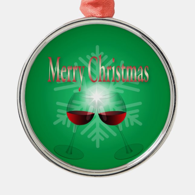 God jul julgransprydnad metall (Framsidan)