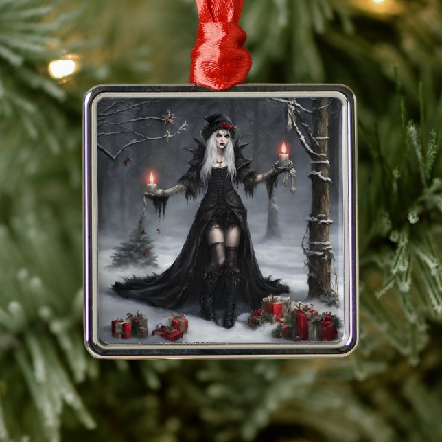 God jul julgransprydnad metall (Träd)