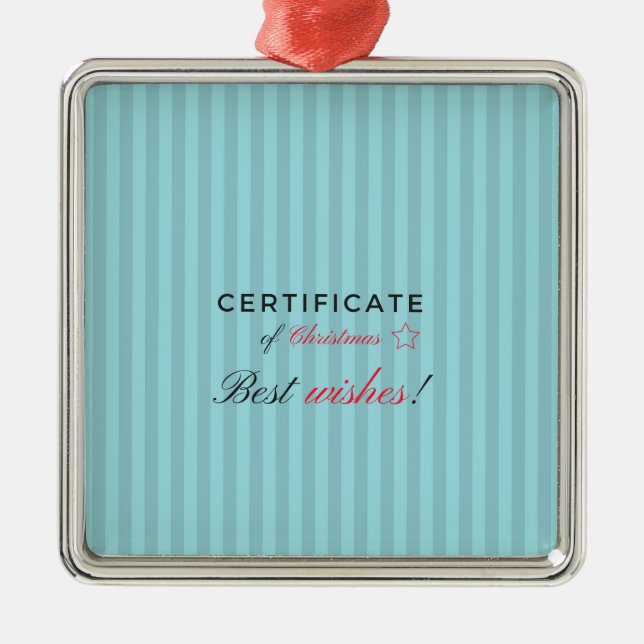 God jul julgransprydnad metall (Framsidan)