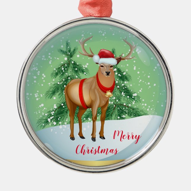 God jul julgransprydnad metall (Framsidan)