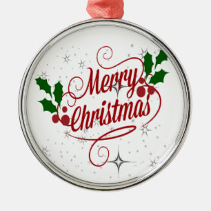God Jul  Julgransprydnad Metall