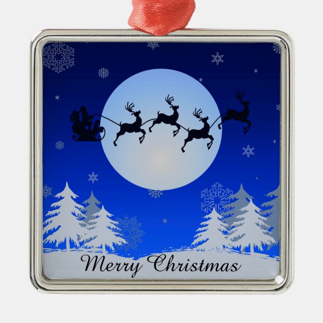 God jul julgransprydnad metall (Framsidan)