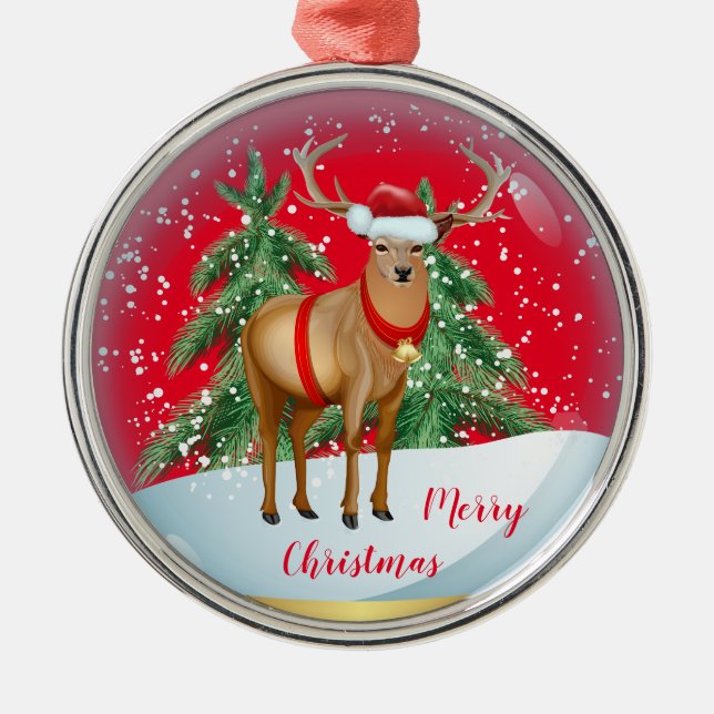 God jul julgransprydnad metall (Framsidan)