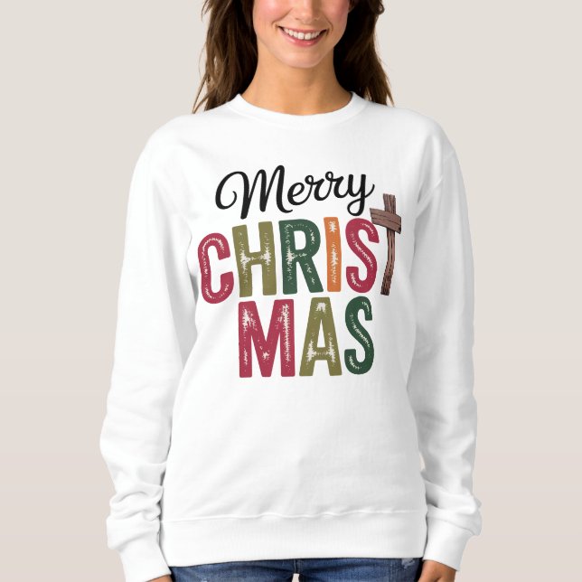 God Jul, Julkors T Shirt (Framsida)