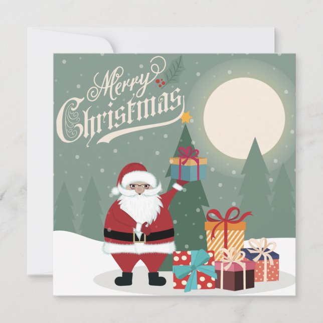 God jul julkort (Framsida)