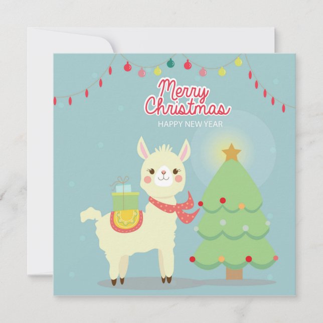 God jul julkort (Framsida)