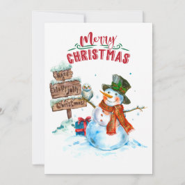God Jul Julkort