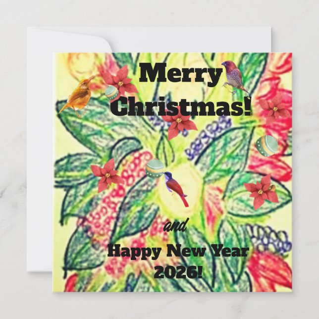 God Jul! Julkort (Framsida)