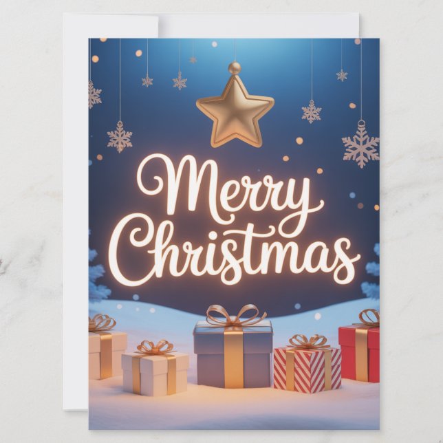 God Jul Julkort (Framsida)