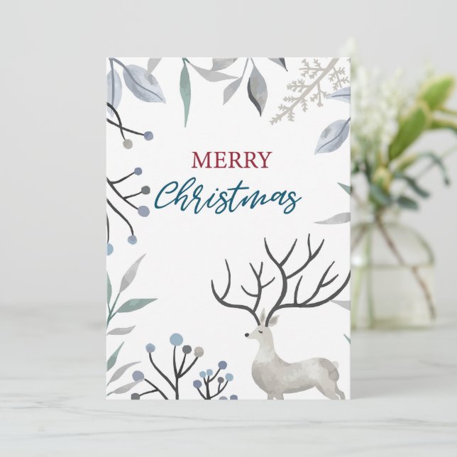 God jul julkort (Stående Fram)