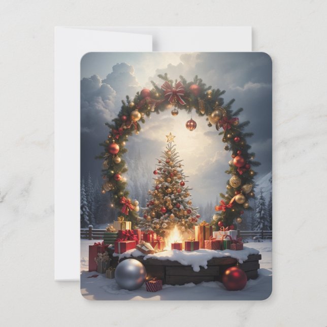 God jul julkort (Framsida)