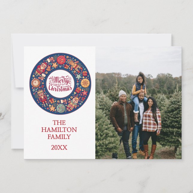 God jul julkort (Framsida)