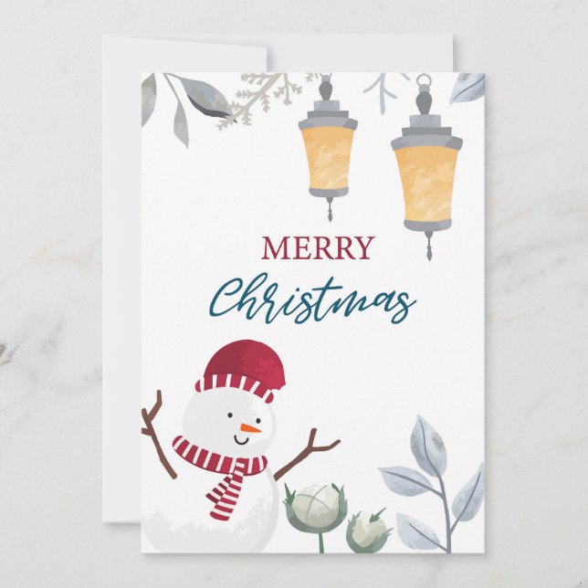 God jul julkort (Framsida)