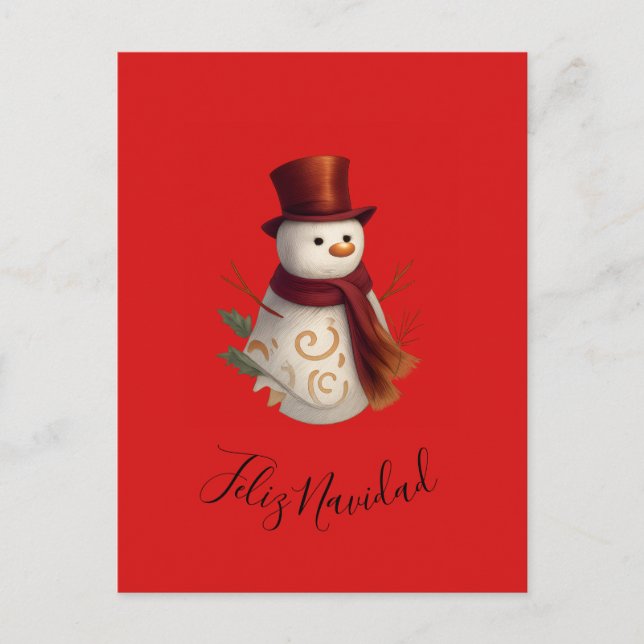 God Jul Julkort - Feliz Navidad Vykort (Framsida)