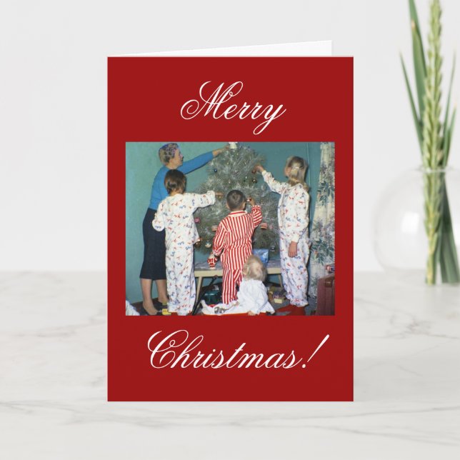 God jul, julkort! helgkort (Framsida)