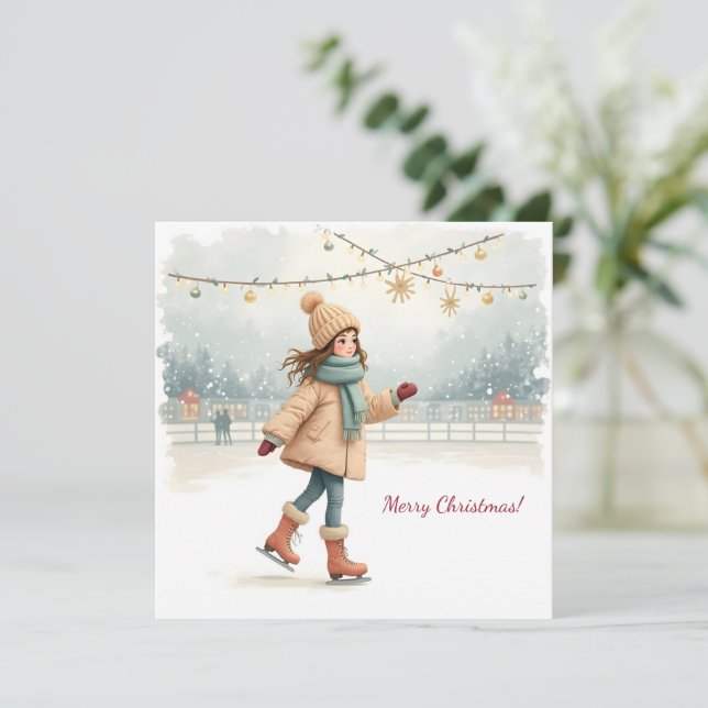 God jul! Julkort. Julkort (Stående Fram)