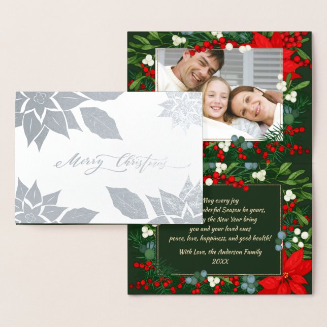 God jul. Jullyxur Folierat Kort (Display)