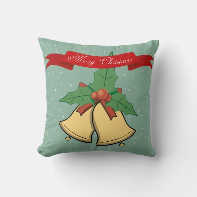 God jul - julpillow Klockor Kudde (Framsida)
