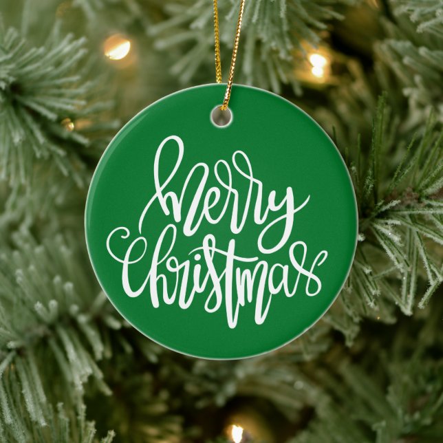 God jul - julprydnad julgransprydnad keramik (Träd)