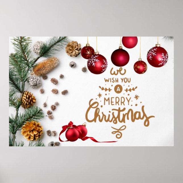 God jul julprydnader poster (Framsidan)
