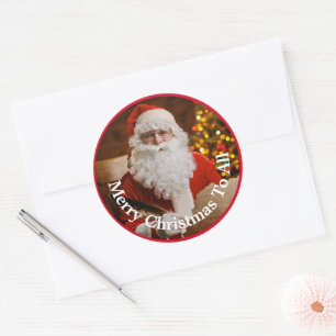God jul Jultomten anpassa Runt Klistermärke