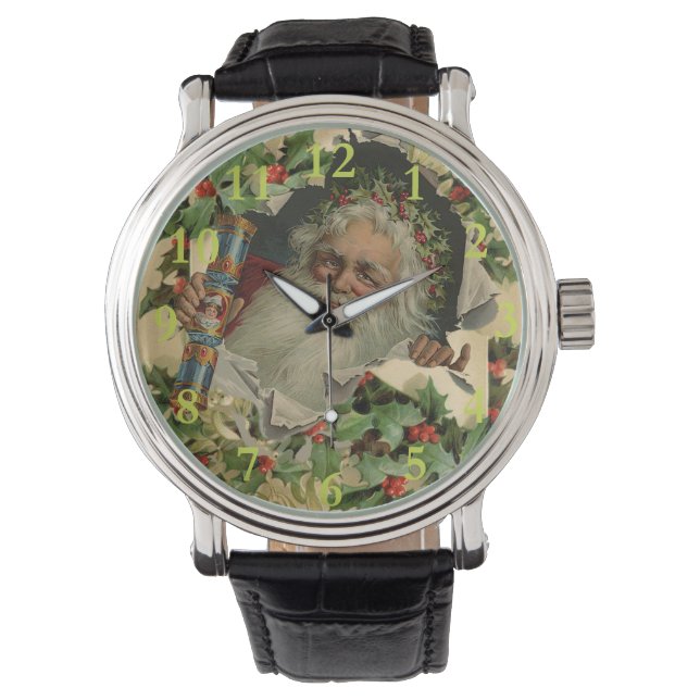 God jul Jultomten Antique Classic Armbandsur (Framsida)
