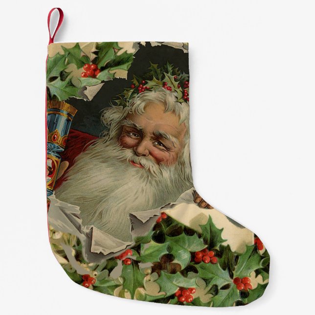 God jul Jultomten Antique Classic Liten Julstrumpa (Framsidan)