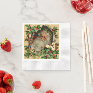 God jul Jultomten Antique Classic Pappersservett