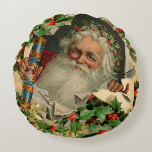 God jul Jultomten Antique Classic Rund Kudde
